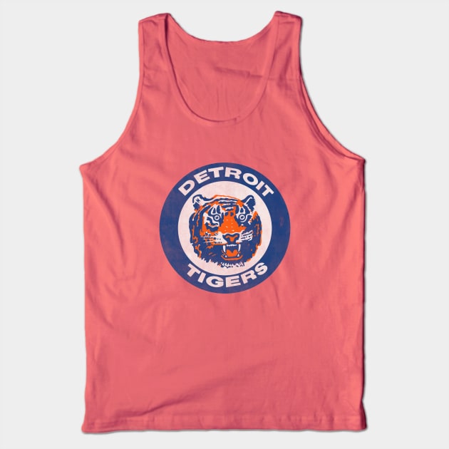 Detroit Tigers Vintage Tank Top by Yossh